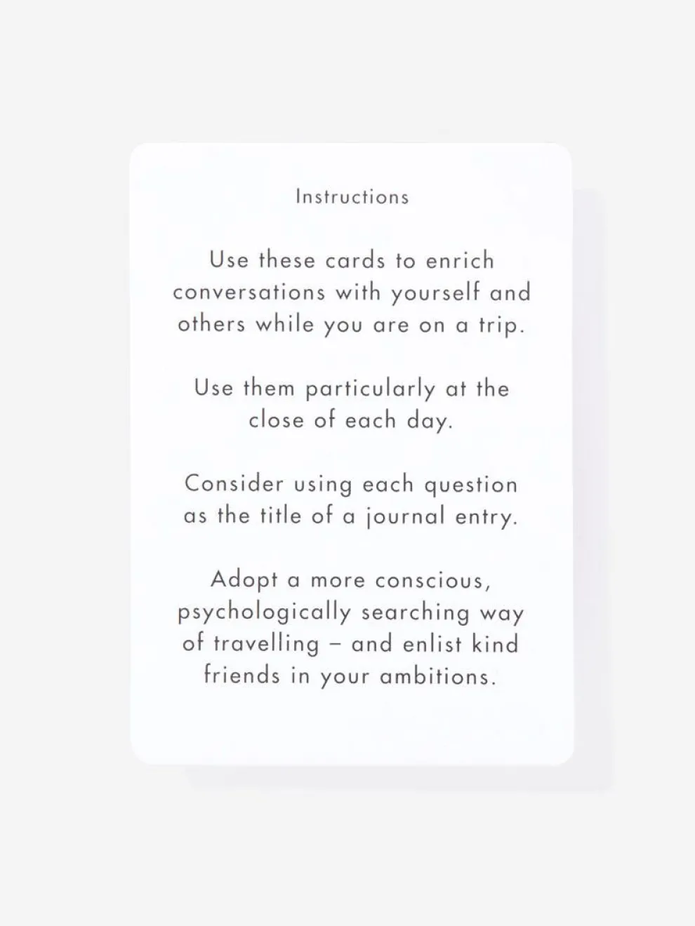 The School of Life Travel Therapy Cards