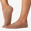 Toesox Full Toe Elle Grip Socks - Natural