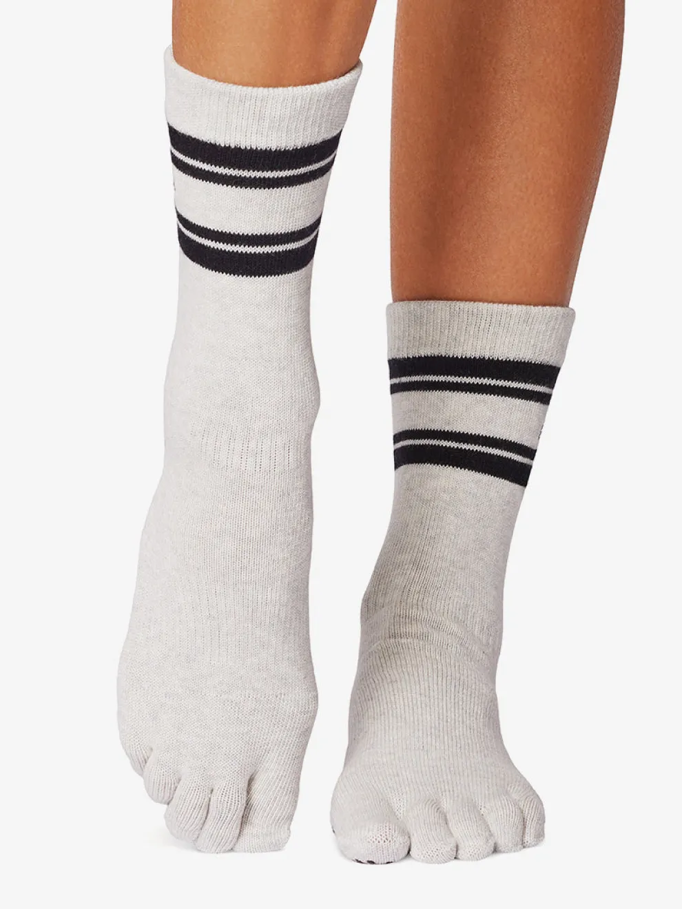 ToeSox Full Toe Crew Grip Socks - Love Letter