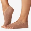 Toesox Half Toe Elle Grip Socks - Natural