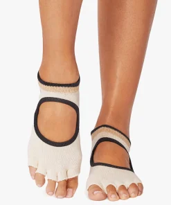 ToeSox Half Toe Bellarina Grip Socks - Reflect