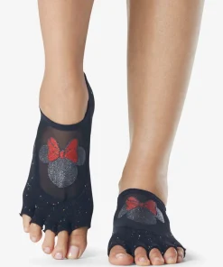 ToeSox Half Toe Luna Grip Socks - Confetti Minnie
