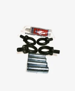 Two Pairs of Standard Eyebolts & Anchors + 1 Tube of Glue