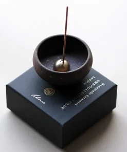 Ume Collection Wabi Sabi Mud Clay Incense Bowl