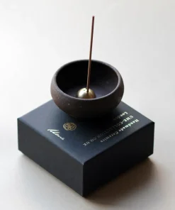 Ume Collection Wabi Sabi Mud Clay Incense Bowl