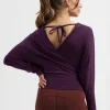 Urban Goddess Ala Long Sleeve Yoga Top - Bloom