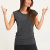Urban Goddess Asana Yoga Tee - Ash