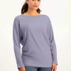 Urban Goddess Budhi Long Sleeve Yoga Top - Lilac