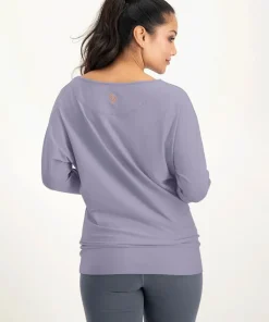 Urban Goddess Budhi Long Sleeve Yoga Top - Lilac