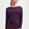 Urban Goddess Budhi Long Sleeve Yoga Top - Bloom