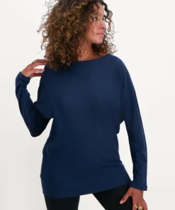 Urban Goddess Budhi Long Sleeve Yoga Top - Midnight