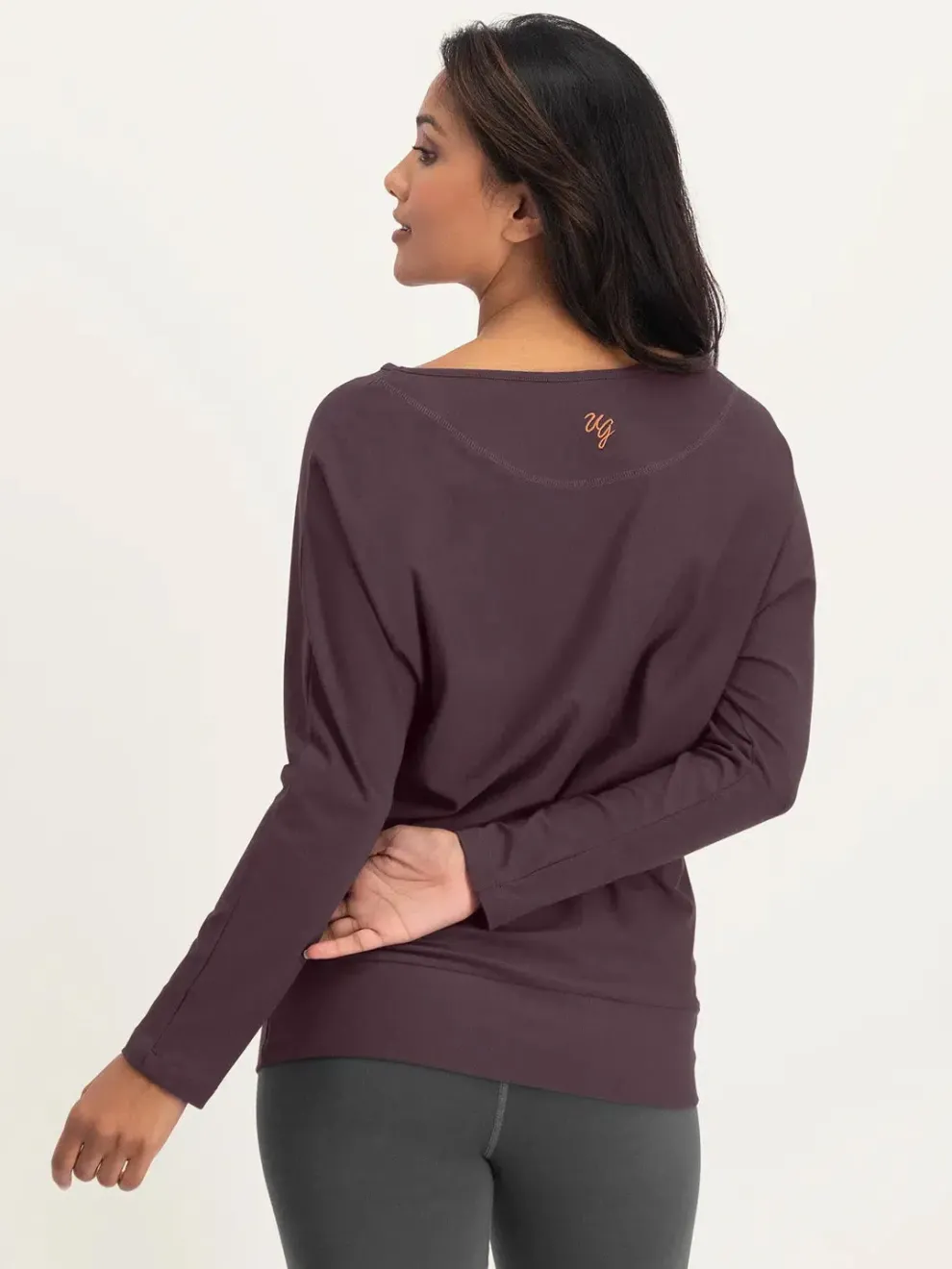 Urban Goddess Budhi Long Sleeve Yoga Top - Berry