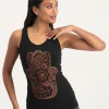 Urban Goddess Hamsa Core Yoga Tank - Onyx Black