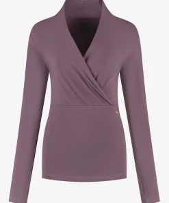 Urban Goddess Ishtar Long Sleeve Yoga Top - Berry