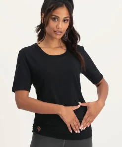 Urban Goddess Kami Yoga Tee - Onyx Black