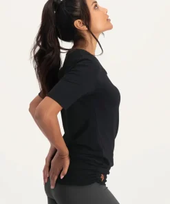 Urban Goddess Kami Yoga Tee - Onyx Black