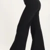 Urban Goddess Maeve Wide Leg Yoga Pants - Onyx Black