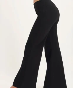 Urban Goddess Maeve Wide Leg Yoga Pants - Onyx Black