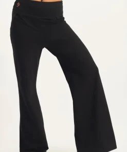 Urban Goddess Maeve Wide Leg Yoga Pants - Onyx Black
