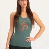 Urban Goddess OM Core Yoga Tank - Forest