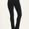Urban Goddess Pranafied Flared Yoga Pants - Onyx Black