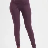Urban Goddess Surya Yoga Leggings - Berry