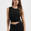 Urban Goddess Veyra Knot Yoga Tank - Onyx Black