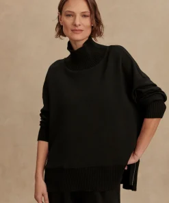 Varley Barker High Neck Sweat - Black