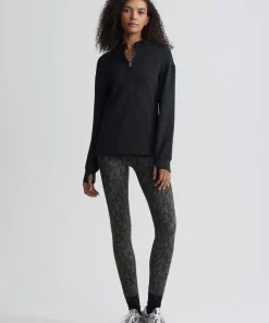 Varley Cleo Half Zip Midlayer - Black