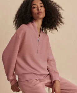 Varley Davidson Sweat - Ash Rose