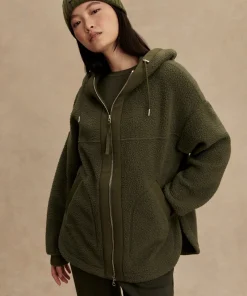 Varley Fey Relaxed Fleece - Racing Olive