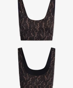 Varley Form Elsie Bra - Carob Fragment Snake