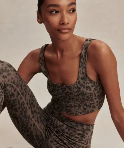 Varley Freesoft Cori Bra - Brown Contrast Cheetah
