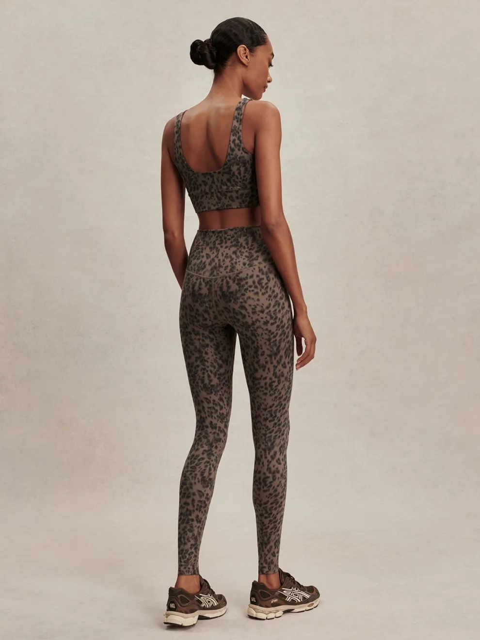 Varley Freesoft Cori Bra - Brown Contrast Cheetah