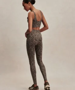 Varley Freesoft High Rise Legging 25 - Brown Contrast Cheetah