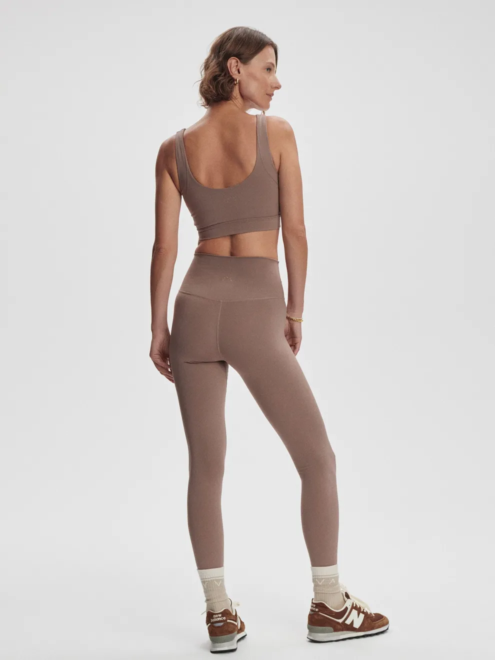 Varley Freesoft High Rise Legging 27 - Deep Taupe