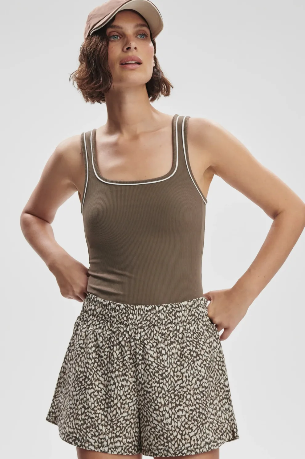 Varley Kallin Running Short 3 - Mottled Feather