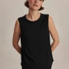 Varley Nolan Seamless Longline Tank - Black