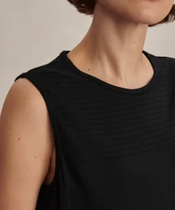 Varley Nolan Seamless Longline Tank - Black