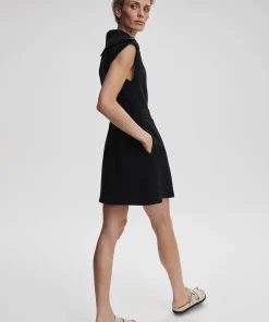 Varley Rebecca Zip Through Dress - Black