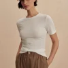 Varley Regina Fitted Tee - White