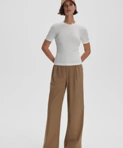 Varley Regina Fitted Tee - White