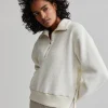 Varley Roselle Half Zip Fleece - Egret
