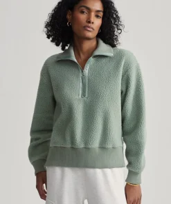 Varley Roselle Half Zip Fleece - Lily Pad