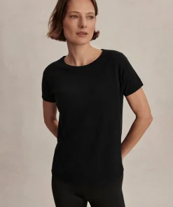 Varley Saskia Seamless Longline Tee - Black