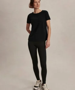 Varley Saskia Seamless Longline Tee - Black