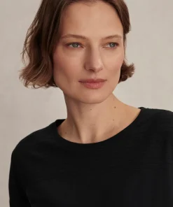 Varley Saskia Seamless Longline Tee - Black