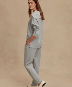 Varley The Rolled Cuff Pant 25 - Mid Blue Marl