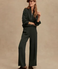 Varley The Wide Leg Pant 30 - Olive Marl