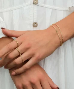 Wanderlust Life Coraline Gold Chain Bracelet